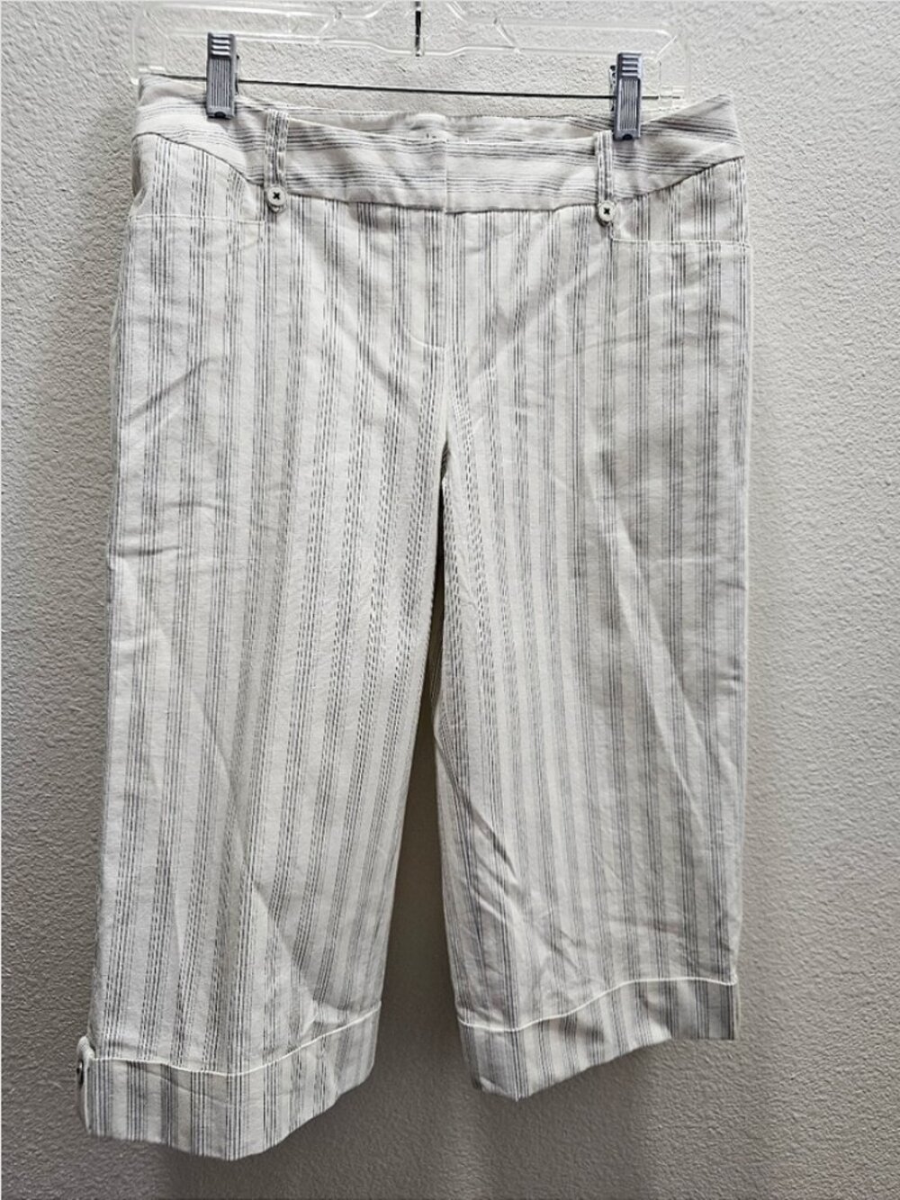 White House Black Market Stripe Shorts size 6